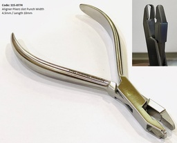 [115-0774] Aligner Pliers slot Punch Width 4.5mm / Length 10mm