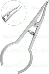 [115-0585] Elastic Separating Plier Grooved Beak 0585